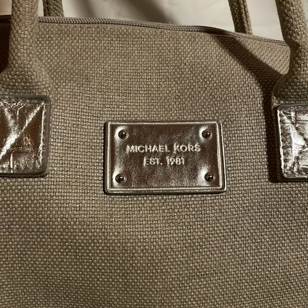 Gold canvas Michael kors small duffle - Picture 2 of 2